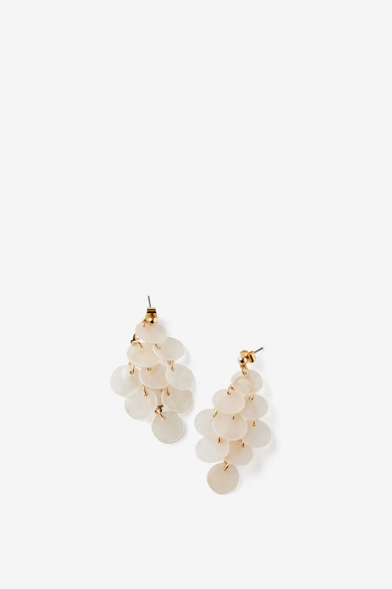 روبي Mid Charm Earring